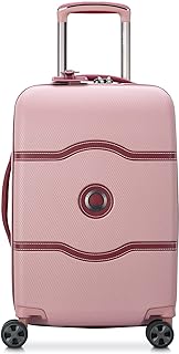 DELSEY Paris Chatelet Air 2.0 Hardside Luggage with Spinner Wheels, Pink, Carry-on 19 Inch