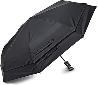 Samsonite Windguard Auto Open/Close Umbrella, Black, One Size