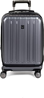 DELSEY Paris Titanium Hardside Expandable Luggage with Spinner Wheels, Graphite, Carry-On 19 Inch