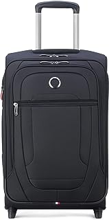 DELSEY Paris Helium DLX Softside Expandable Luggage with 2 Wheels, Black, Carry on 21 Inch