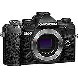 OM SYSTEM OM-5 Black Micro Four Thirds System Camera Outdoor Camera Weather Sealed Design 5-Axis Image Stabilization 50MP Han