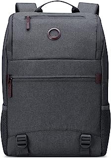 DELSEY Paris Maubert 2.0 Laptop Backpack, Anthracite, 15.6 Inch