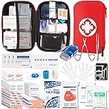 315 PCS First Aid Kit,Trauma Kit with Essential Emergency Medical Supplies, Suitable for Travel Home Office Vehicle Outdoor C