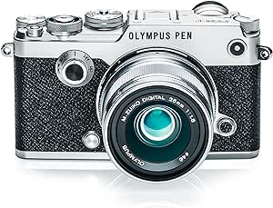 Olympus PEN-F Mirrorless Camera (Silver) with 25mm Lens