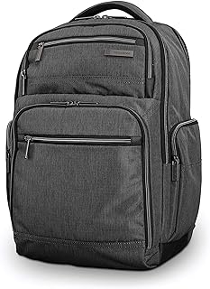 Samsonite Modern Utility Double Shot Laptop Backpack, Charcoal Heather, One Size