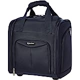 Amazon Basics Underseat Carry-On Rolling Travel Luggage Bag, 14 Inches, Navy Blue